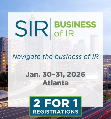 SIR Business of IR, Jan. 30-31, 2026, Atlanta
