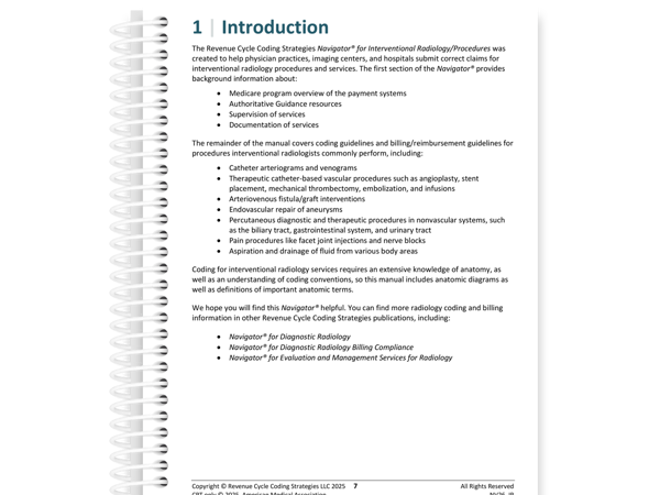 Sir Coding Course Interventional Radiology 2026 Navigator® Interventional Radiology Procedures Medical Coding ...